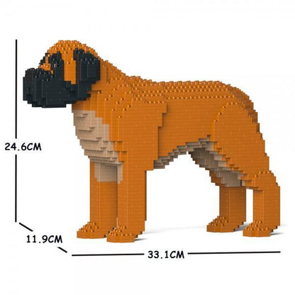 English Mastiff Dog Sculptures - LAminifigs , lego style jekca building set