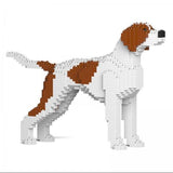 English Pointer Dog Sculptures - LAminifigs , lego style jekca building set