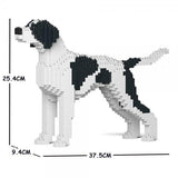 English Pointer Dog Sculptures - LAminifigs , lego style jekca building set