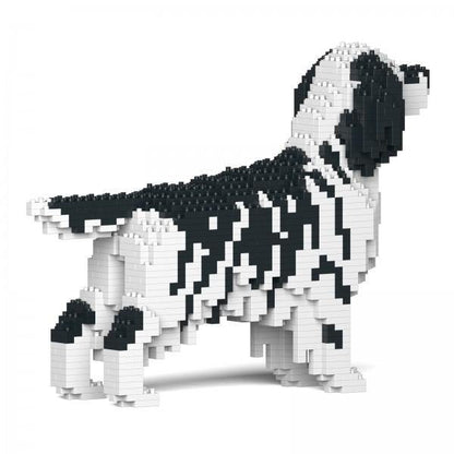 English Setter Dog Sculptures - LAminifigs , lego style jekca building set