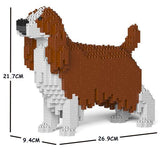 English Springer Spaniel Dog Sculptures - LAminifigs , lego style jekca building set