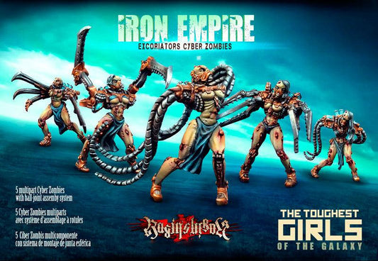 Excoriators / Cyber Zombies - LAminifigs , lego style jekca building set