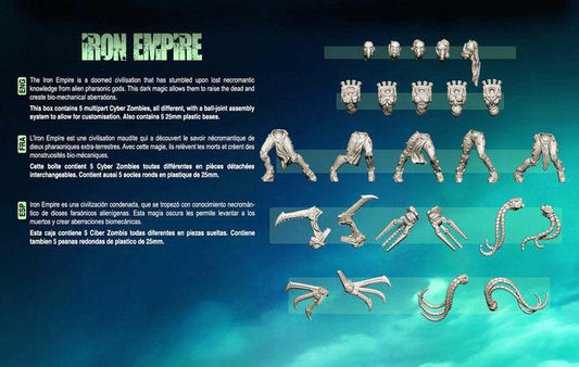 Excoriators / Cyber Zombies - LAminifigs , lego style jekca building set