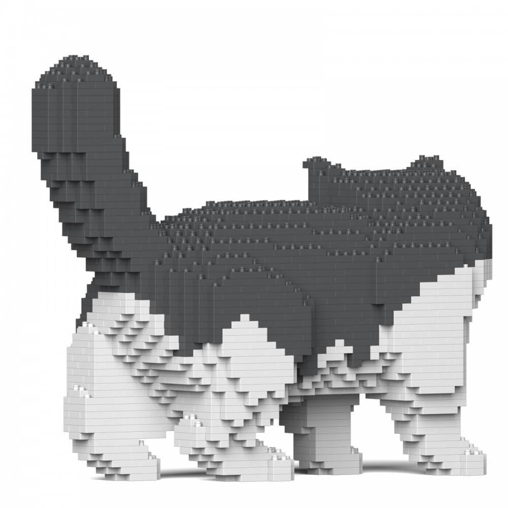 Exotic Shorthair Cats Sculptures - LAminifigs , lego style jekca building set