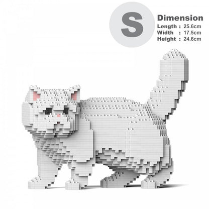 Exotic Shorthair Cats Sculptures - LAminifigs , lego style jekca building set