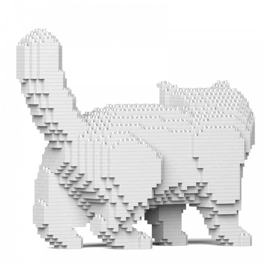 Exotic Shorthair Cats Sculptures - LAminifigs , lego style jekca building set