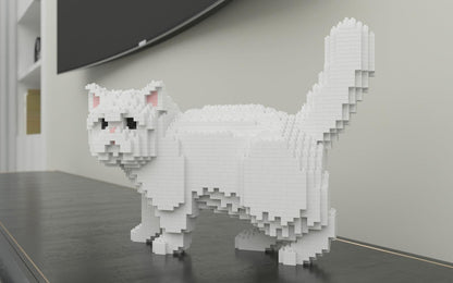 Exotic Shorthair Cats Sculptures - LAminifigs , lego style jekca building set