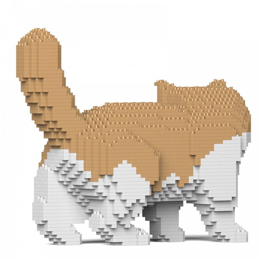 Exotic Shorthair Cats Sculptures - LAminifigs , lego style jekca building set