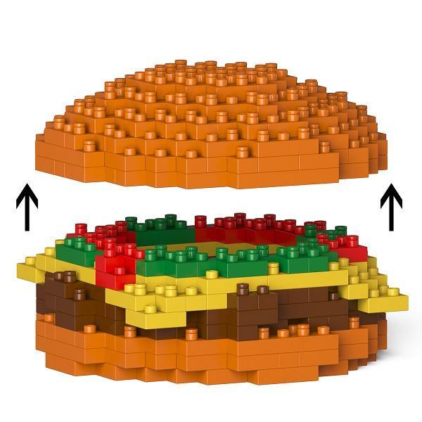 Fast Food (Storage Boxes) - LAminifigs , lego style jekca building set