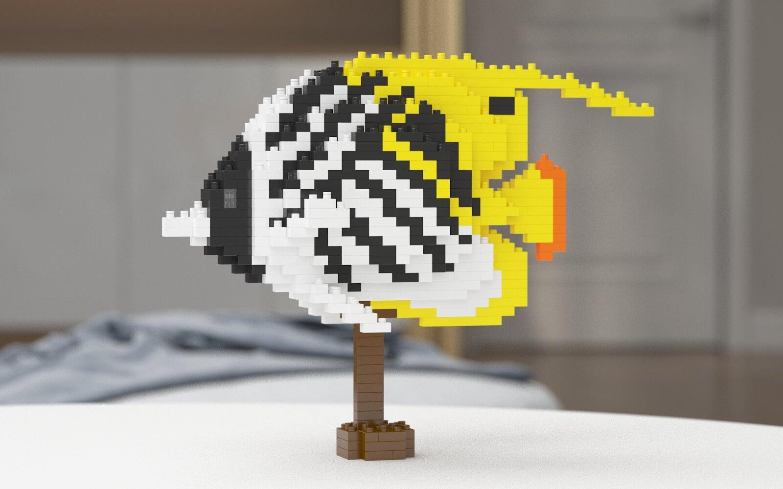 Fish Sculptures - LAminifigs , lego style jekca building set