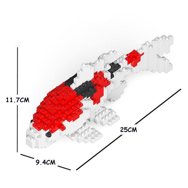 Fish Sculptures - LAminifigs , lego style jekca building set