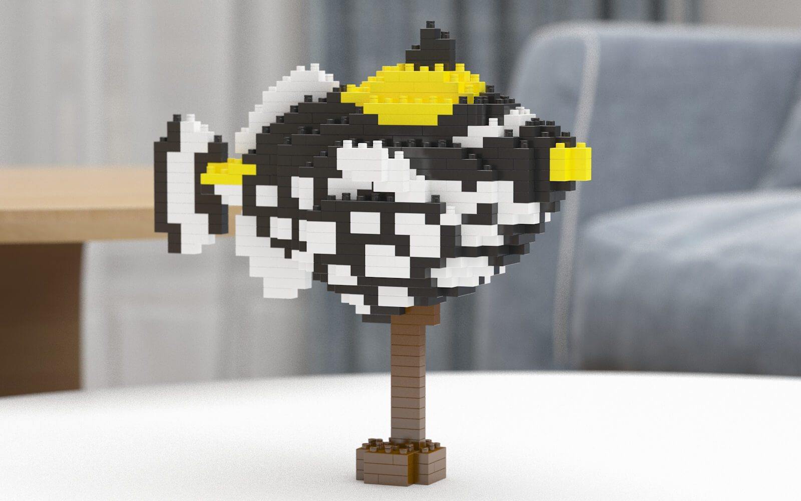 Fish Sculptures - LAminifigs , lego style jekca building set