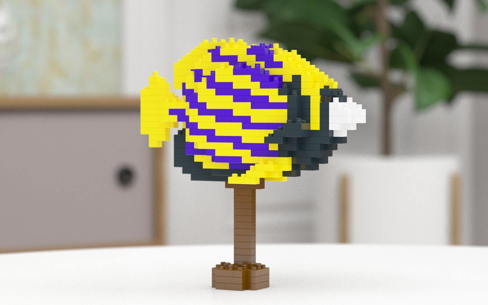 Fish Sculptures - LAminifigs , lego style jekca building set