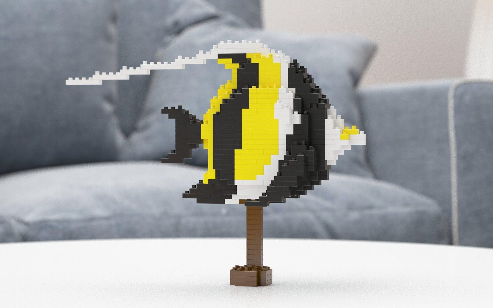 Fish Sculptures - LAminifigs , lego style jekca building set