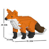 Foxes Sculptures - LAminifigs , lego style jekca building set