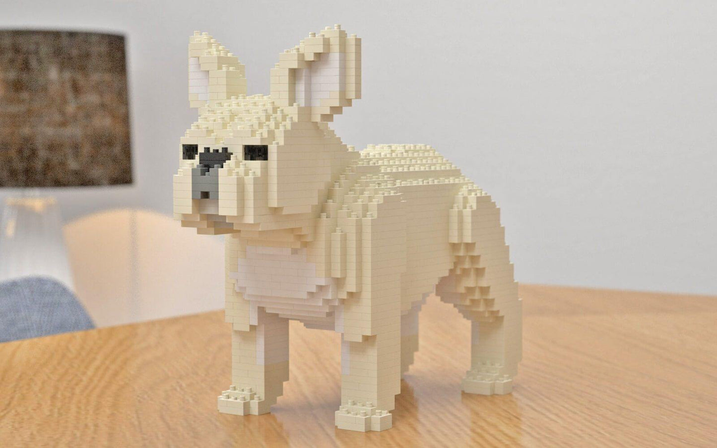 French Bulldog Dog Sculptures - LAminifigs , lego style jekca building set