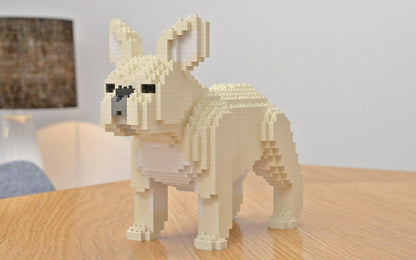 French Bulldog Dog Sculptures - LAminifigs , lego style jekca building set