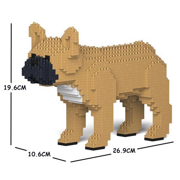 French Bulldog Dog Sculptures - LAminifigs , lego style jekca building set