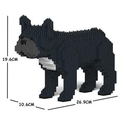 French Bulldog Dog Sculptures - LAminifigs , lego style jekca building set