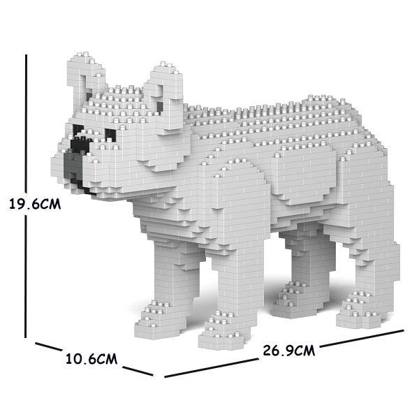 French Bulldog Dog Sculptures - LAminifigs , lego style jekca building set