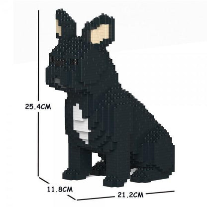 French Bulldog Dog Sculptures - LAminifigs , lego style jekca building set