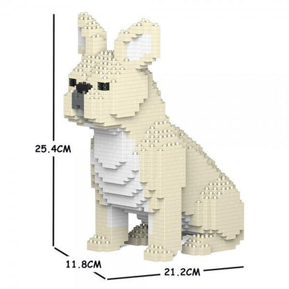 French Bulldog Dog Sculptures - LAminifigs , lego style jekca building set