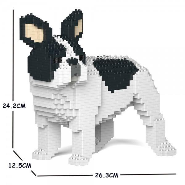 French Bulldog Dog Sculptures - LAminifigs , lego style jekca building set