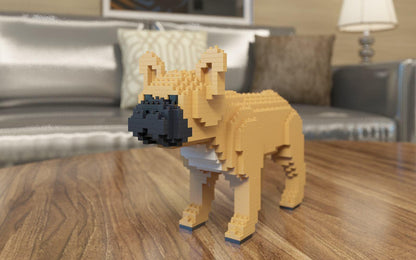 French Bulldog Dog Sculptures - LAminifigs , lego style jekca building set