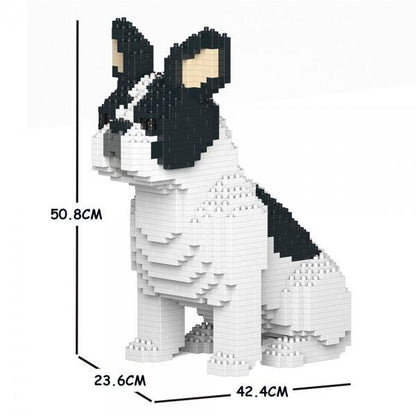 French Bulldog Dog Sculptures - LAminifigs , lego style jekca building set