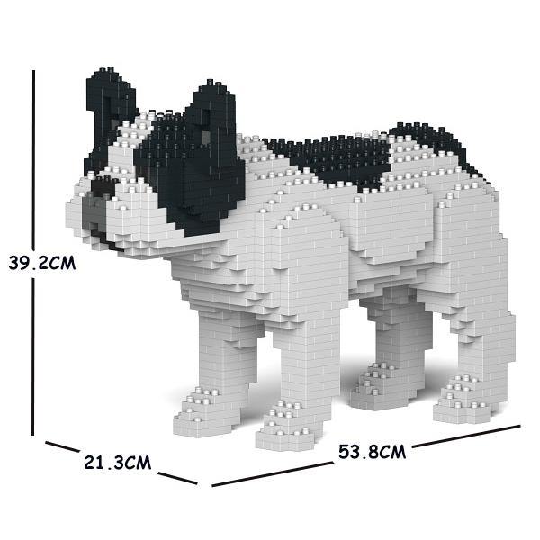 French Bulldog Dog Sculptures - LAminifigs , lego style jekca building set