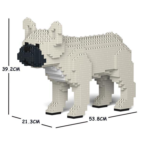 French Bulldog Dog Sculptures - LAminifigs , lego style jekca building set