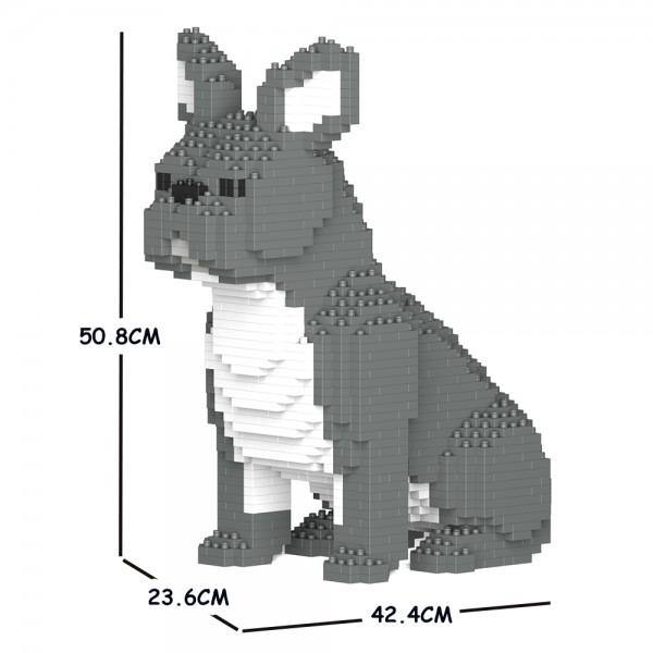 French Bulldog Dog Sculptures - LAminifigs , lego style jekca building set