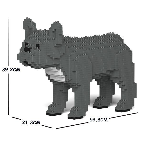 French Bulldog Dog Sculptures - LAminifigs , lego style jekca building set