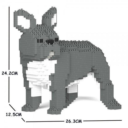 French Bulldog Dog Sculptures - LAminifigs , lego style jekca building set