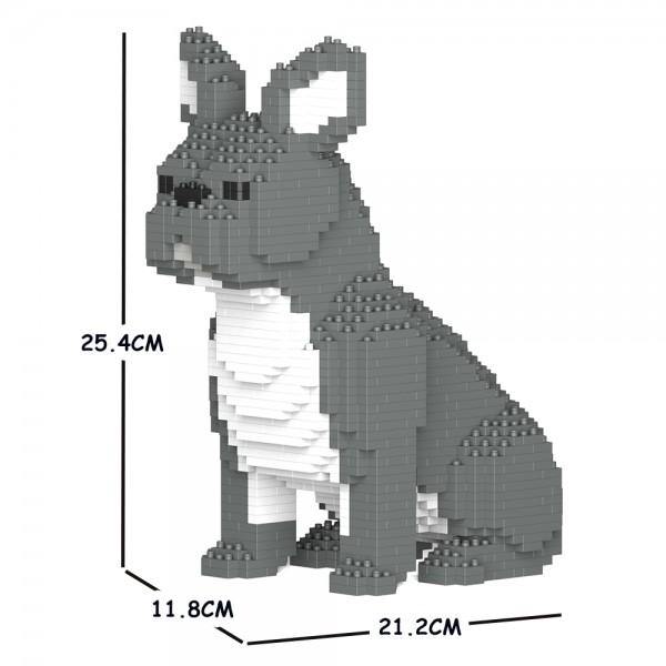 French Bulldog Dog Sculptures - LAminifigs , lego style jekca building set