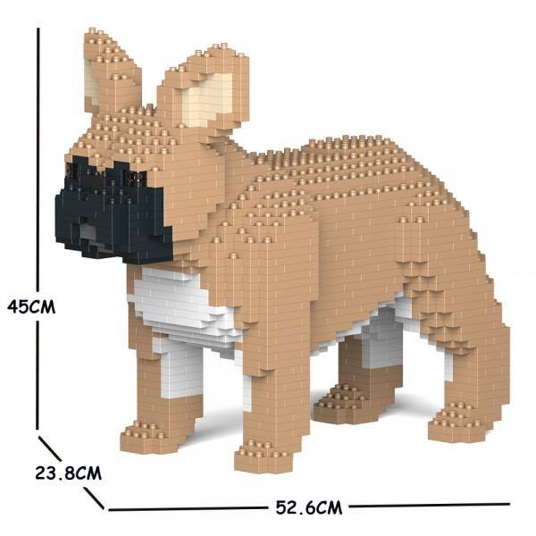 French Bulldog Dog Sculptures - LAminifigs , lego style jekca building set