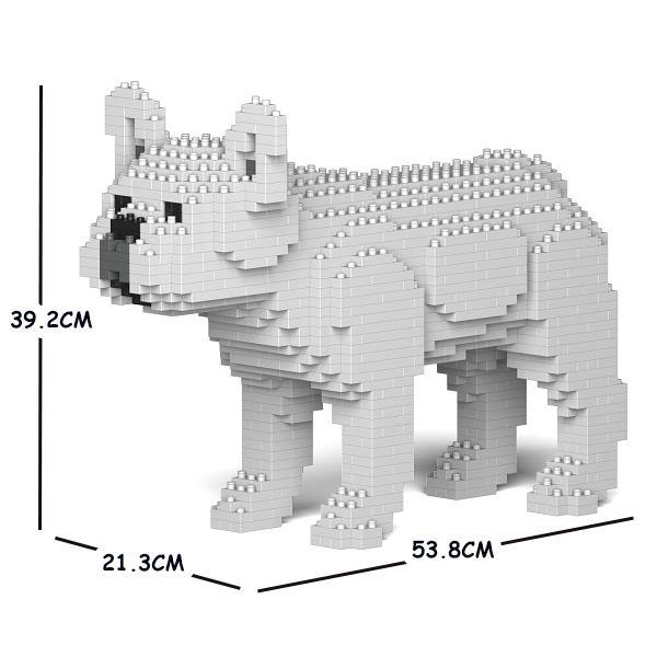 French Bulldog Dog Sculptures - LAminifigs , lego style jekca building set