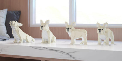 French Bulldog Dog Sculptures - LAminifigs , lego style jekca building set