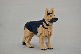 German Shepherd Dog Sculptures - LAminifigs , lego style jekca building set