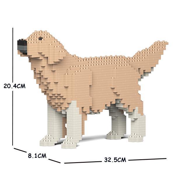 Golden Retriever Dog Sculptures, Brick Paintings, Pencil Cups - LAminifigs , lego style jekca building set