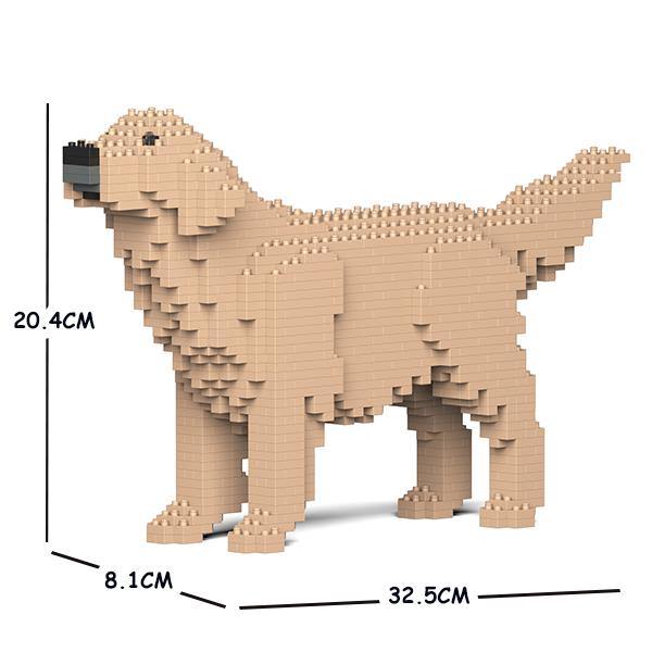 Golden Retriever Dog Sculptures, Brick Paintings, Pencil Cups - LAminifigs , lego style jekca building set