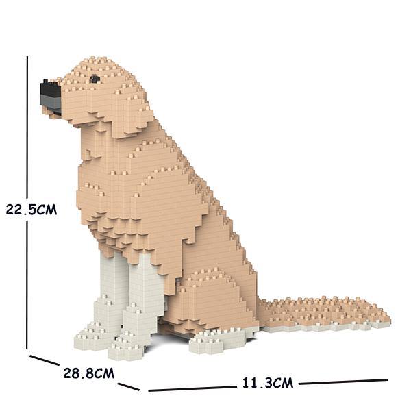 Golden Retriever Dog Sculptures, Brick Paintings, Pencil Cups - LAminifigs , lego style jekca building set