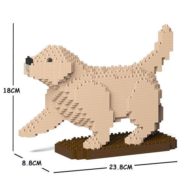 Golden Retriever Dog Sculptures, Brick Paintings, Pencil Cups - LAminifigs , lego style jekca building set