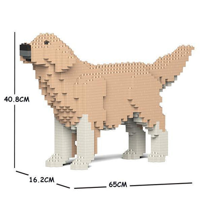 Golden Retriever Dog Sculptures, Brick Paintings, Pencil Cups - LAminifigs , lego style jekca building set