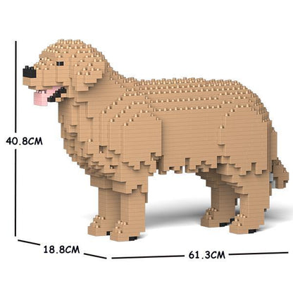 Golden Retriever Dog Sculptures, Brick Paintings, Pencil Cups - LAminifigs , lego style jekca building set