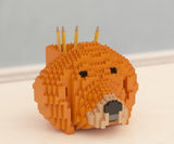 Golden Retriever Dog Sculptures, Brick Paintings, Pencil Cups - LAminifigs , lego style jekca building set