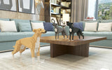 Greyhound Dog Sculptures - LAminifigs , lego style jekca building set