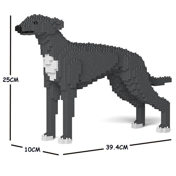 Greyhound Dog Sculptures - LAminifigs , lego style jekca building set