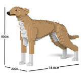 Greyhound Dog Sculptures - LAminifigs , lego style jekca building set