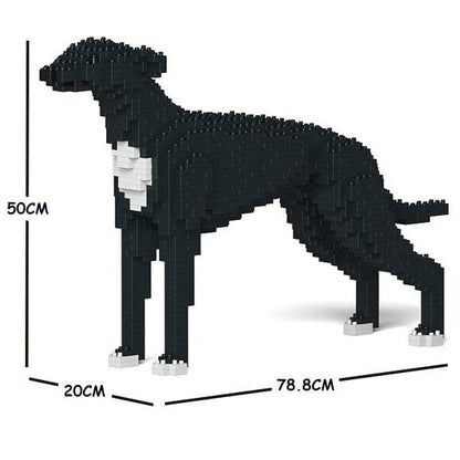 Greyhound Dog Sculptures - LAminifigs , lego style jekca building set